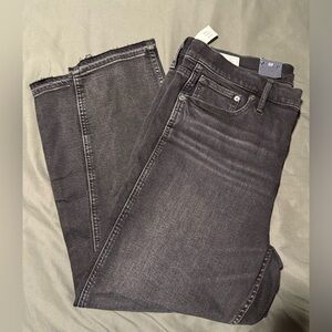 GAP Vintage Slim High Rise Jeans in Dark Gray